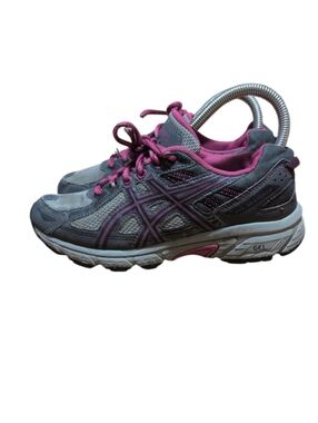 ASICS Women’s Running Shoes EU 36 US 5 Gray Pink Athletic Sneakers Gym Comfort